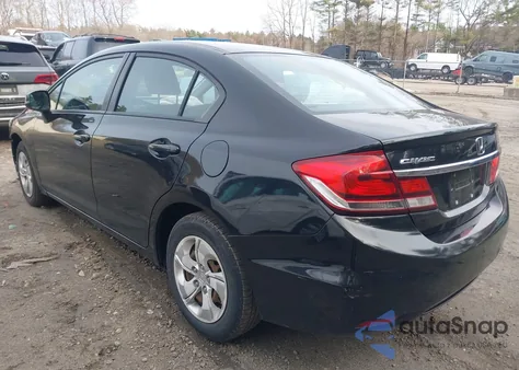 2013 Honda Civic Lx z USA, uszkodzony, nr VIN 2HGFB2F52DH597755